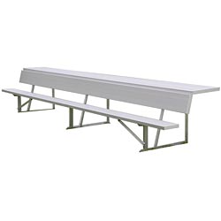 21' Players Bench w/ Shelf