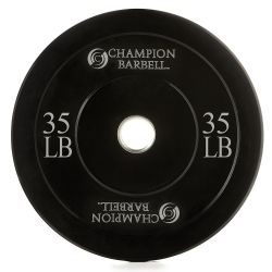 Olympic Rubber Plate Black 35lb