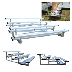 4 Row 21' Low Rise Bleacher
