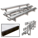 3 Row 21' Tip-N-Roll Bleacher (seats 42)