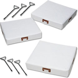 Heavy Duty Vinyl Bases - Junior 14 in. (Set of 3)