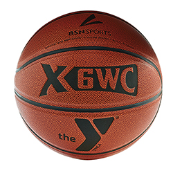 BSN SPORTS YMCA Indoor/Outdoor Basketball - Official Size 29.5 in.