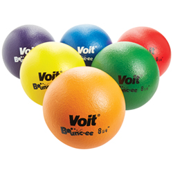 Voit Bouncee Foam Balls - 8.25 in. - Color My Class (Set of 6)